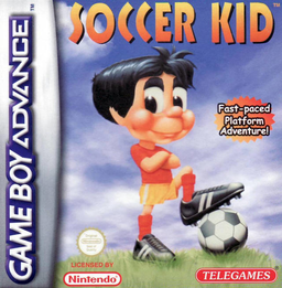 Soccer Kid box art for GameBoy Advance